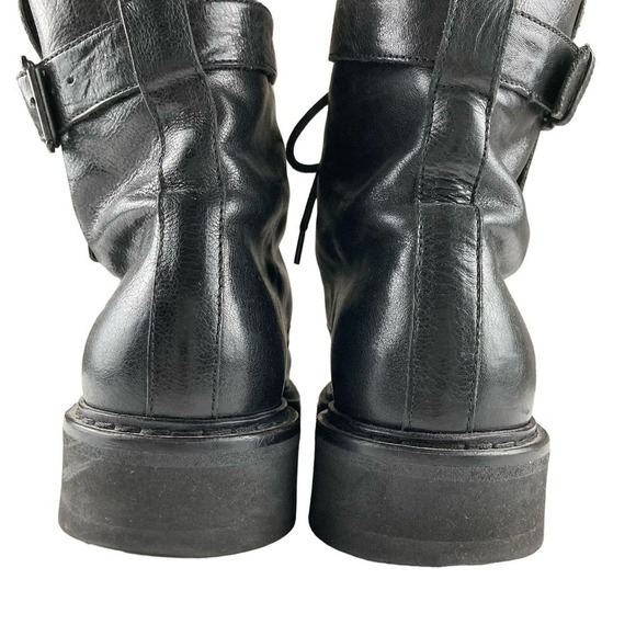 Ann Demeulemeester Buckle Lace Up Combat Boots - Picture 9 of 13